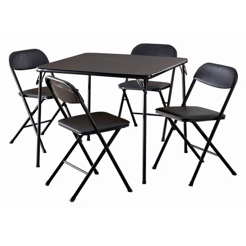Piece folding table set - table,