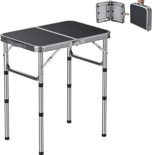 Small folding table - folding, adjustable