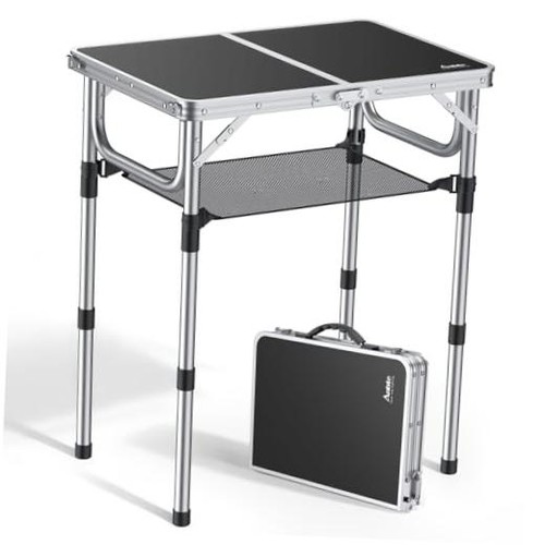Folding camping table - camping,