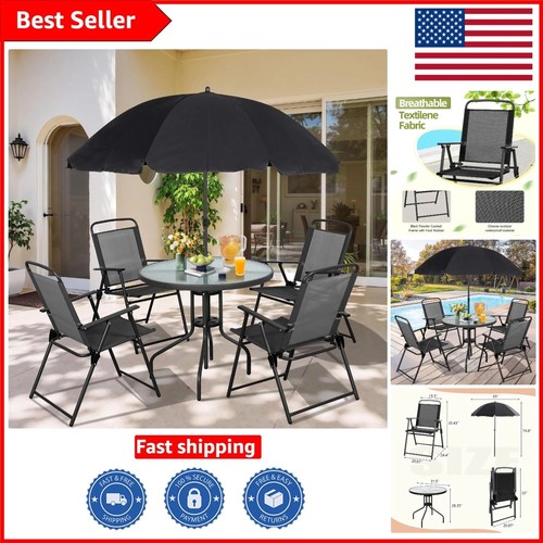 Piece folding patio dining - folding,