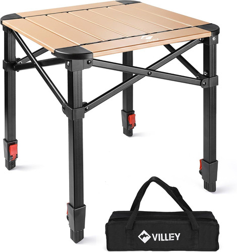 Folding camping square table - camping,