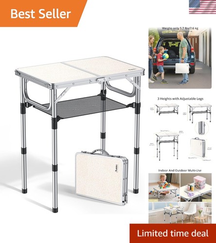 Folding camping table x - camping, 24"x