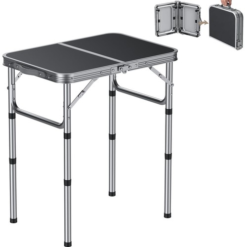 Small folding table adjustable - small,
