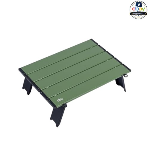 Folding camping table green - camping,