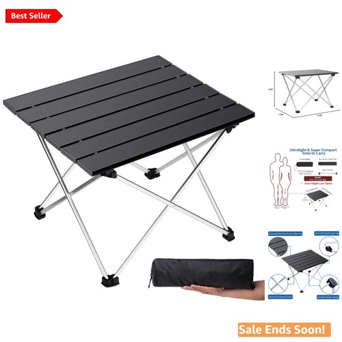 Portable folding camping table - portable,