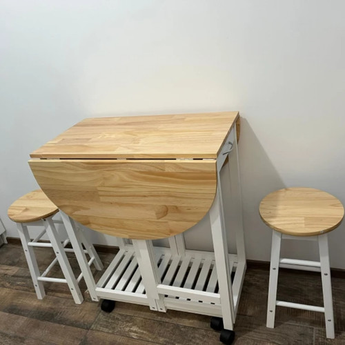 Small wooden kitchen - small, table
