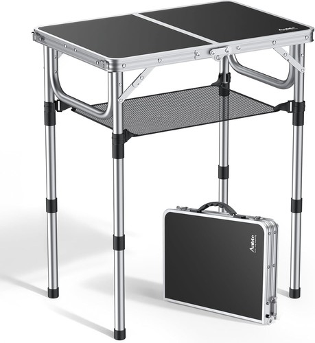 Folding camping table aluminum - folding,